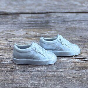 Barbie Doll Silver Classic Tennis Shoes Sneakers